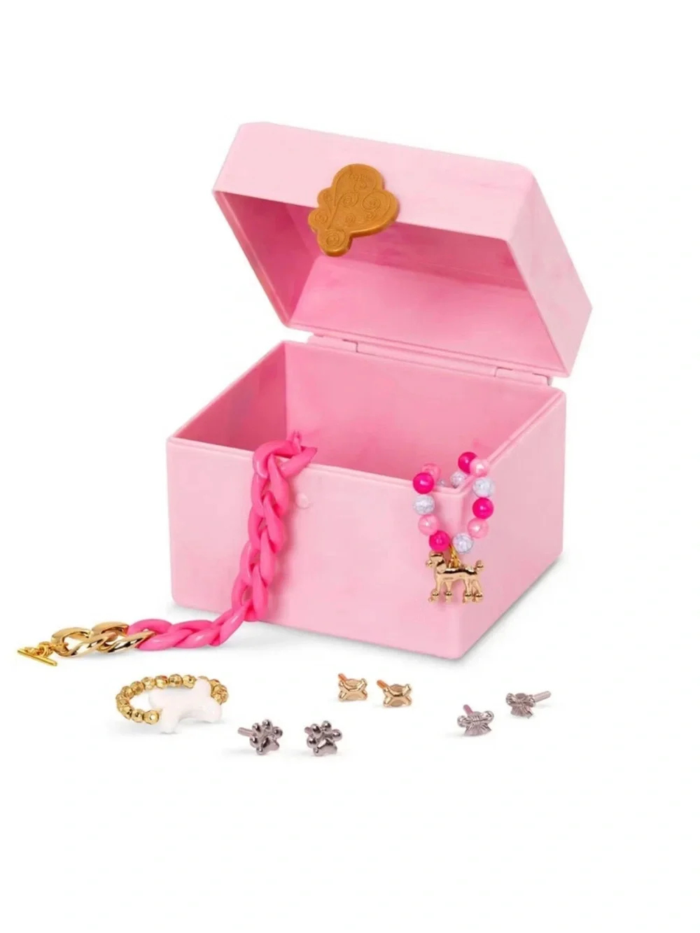 Our Generation Nancy Doll w/ Jewelry Box & Pierced Ears 6 Earrings 2 Bracelets